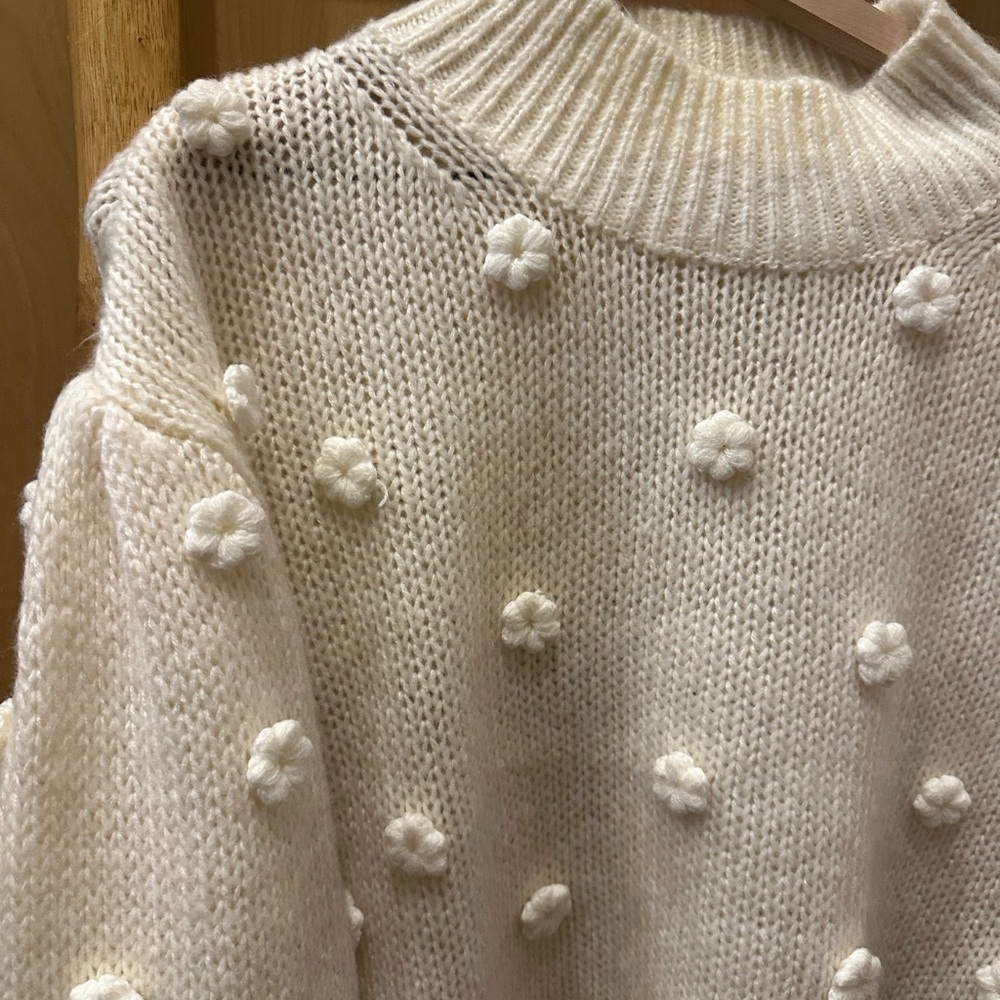 Farm Rio Handmade Flower Sweater - Picture 3 of 5
